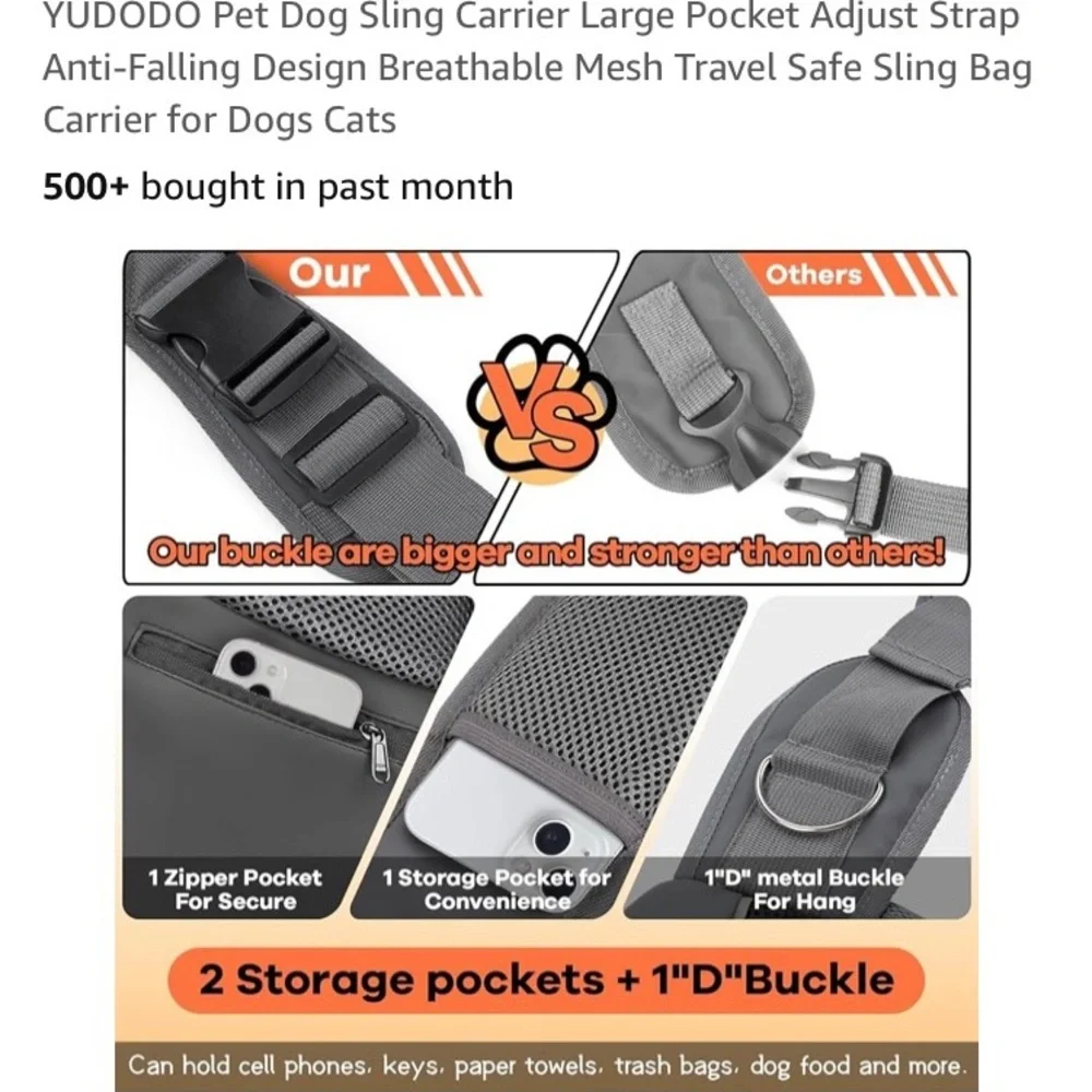 Like new YUDODO Pet Carrier Small